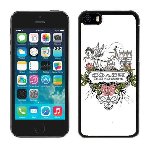 Coach Carriage Logo White iPhone 5C Cases DQV | Coach Outlet Canada